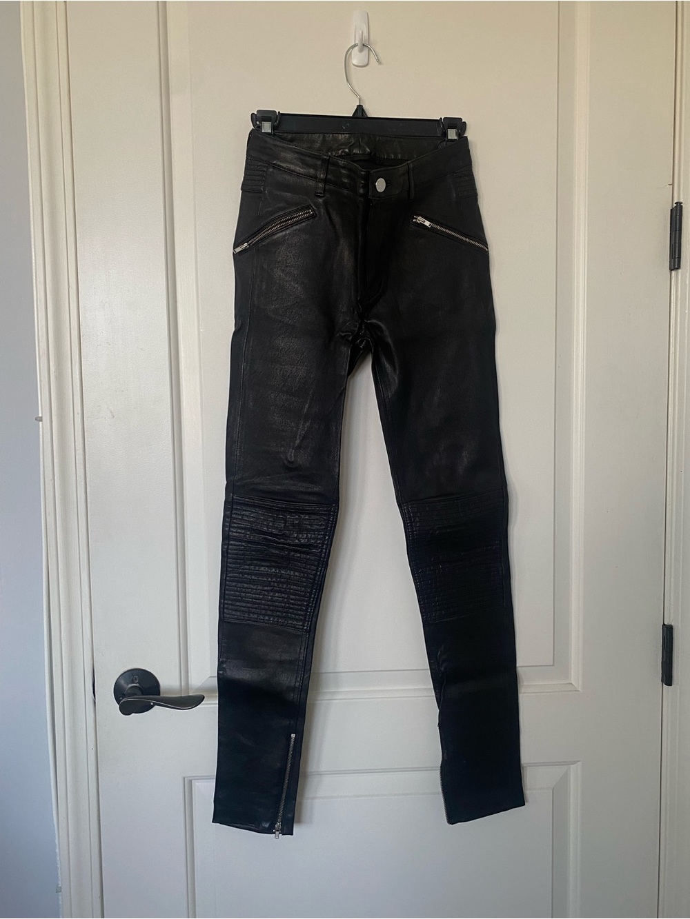 BLK DNM Black Leather Pants
